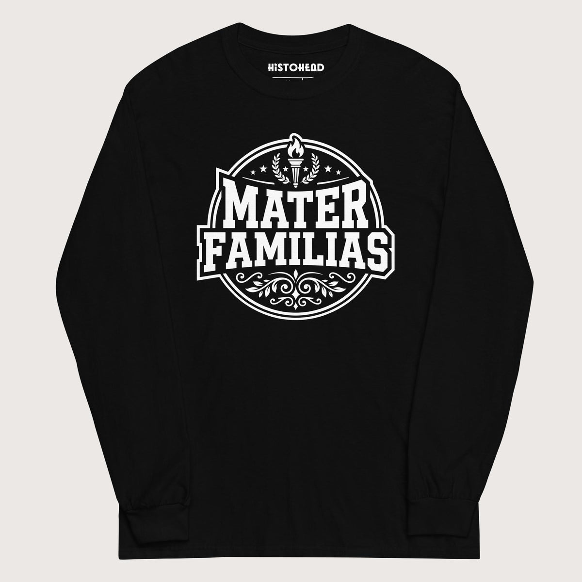 Black Mater Familias Latin - Long Sleeve - history buff gift by HistoHead