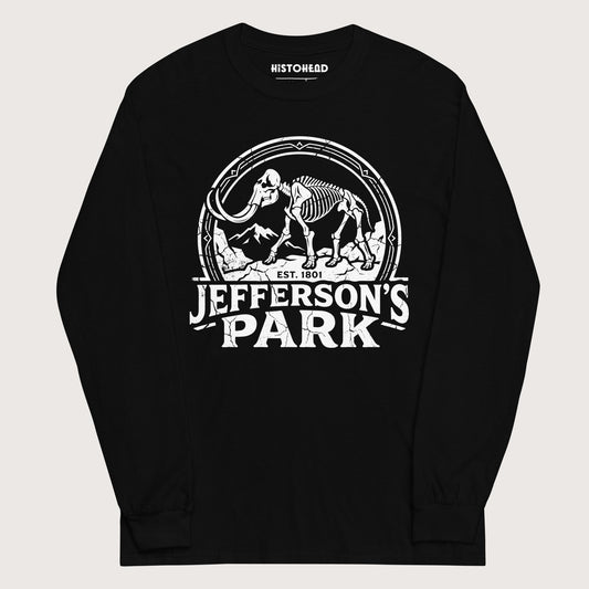 Black Jefferson's Park - Long Sleeve - history buff gift by HistoHead