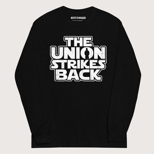 Black The Union Strikes Back - Long Sleeve - history buff gift by HistoHead