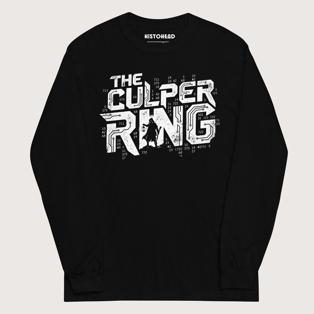 Black The Culper Ring - Long Sleeve - history buff gift by HistoHead