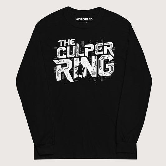 Black The Culper Ring - Long Sleeve - history buff gift by HistoHead