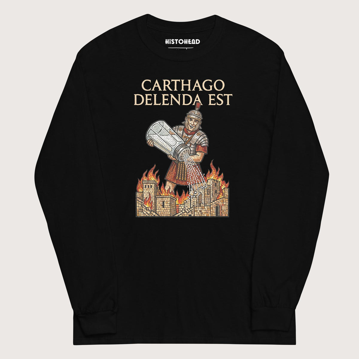 Black Salting Carthage - Long Sleeve - history buff gift by HistoHead