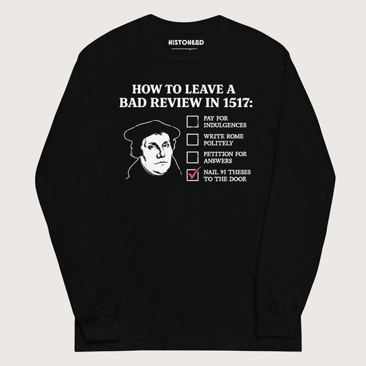 Black Martin Luther's Conflict Resolution - Long Sleeve - history buff gift by HistoHead