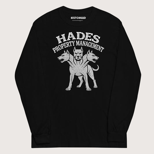 Black Hades Property Management - Long Sleeve - history buff gift by HistoHead