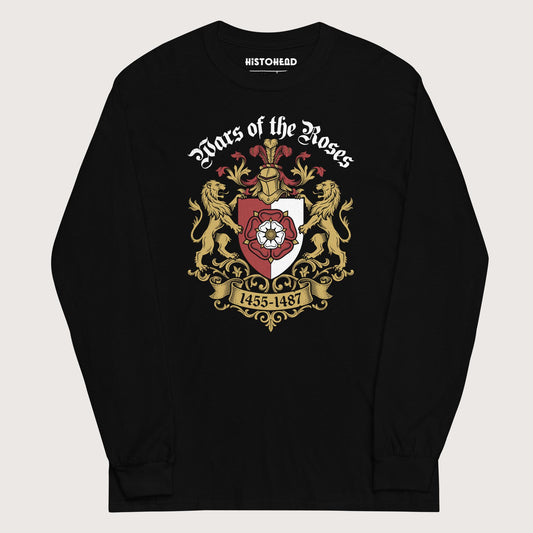 Black Wars of the Roses - Long Sleeve - history buff gift by HistoHead