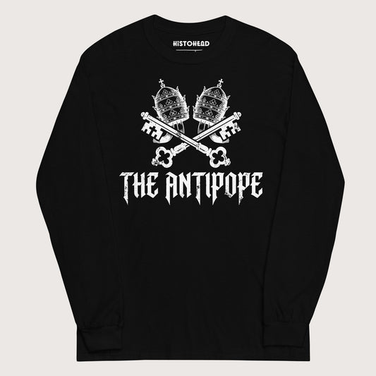 Black The Antipope - Long Sleeve - history buff gift by HistoHead