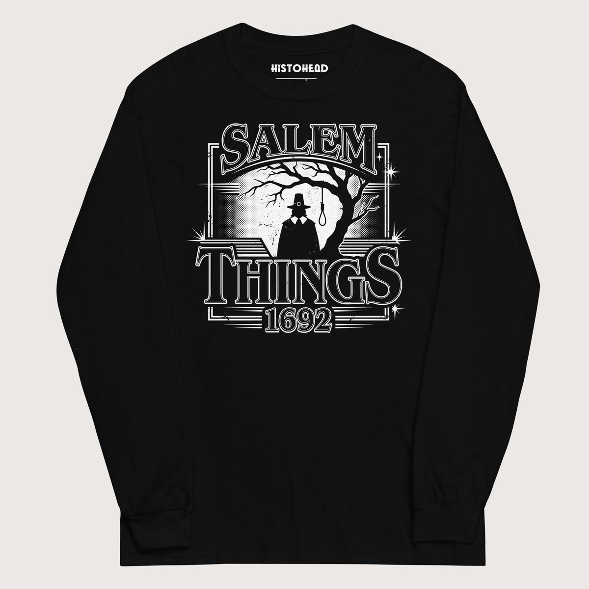 Black Salem Things 1692 - Long Sleeve - history buff gift by HistoHead