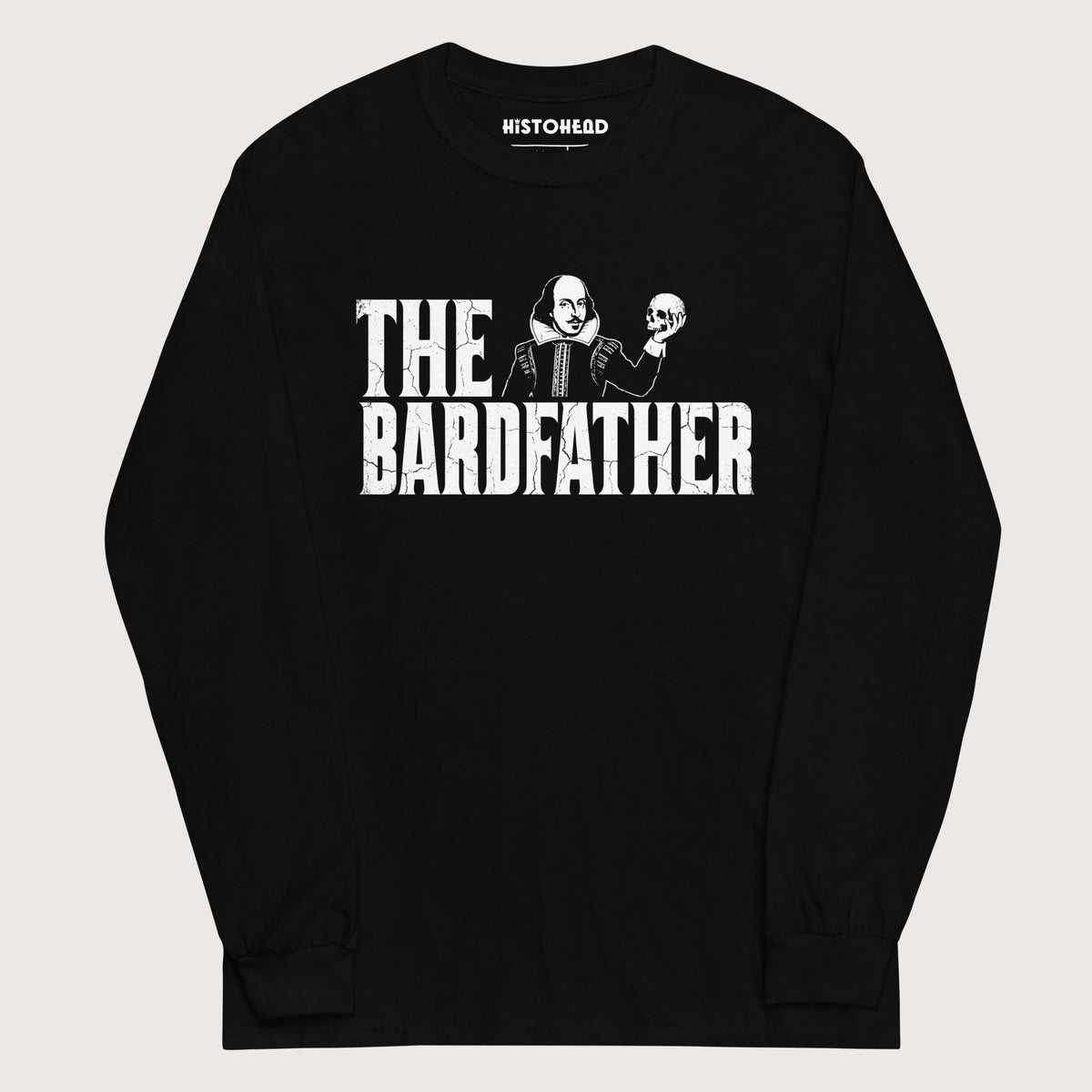 Black Shakespeare The Bardfather - Long Sleeve - history buff gift by HistoHead