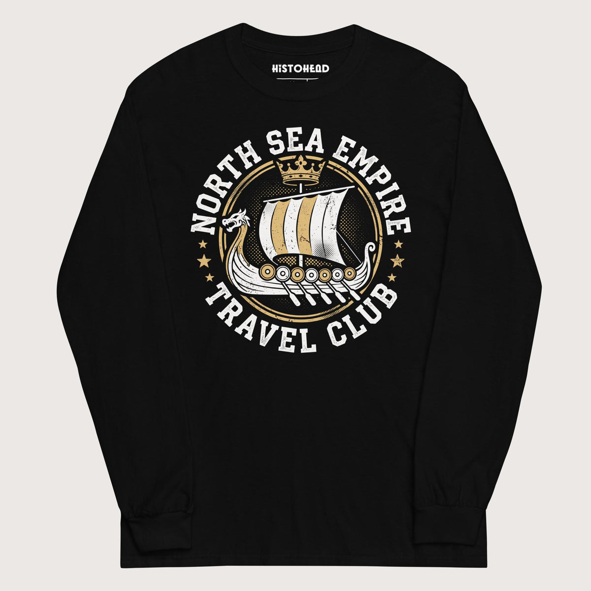 Black North Sea Empire Travel Club - Long Sleeve - history buff gift by HistoHead
