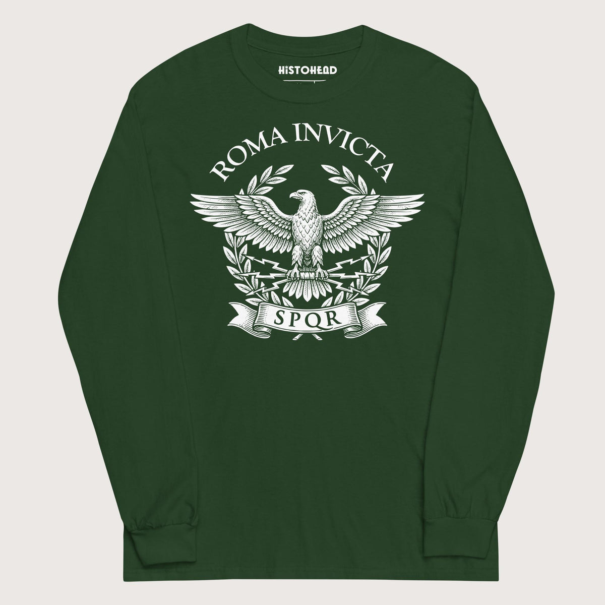 Forest Green Roma Invicta - Long Sleeve - history buff gift by HistoHead