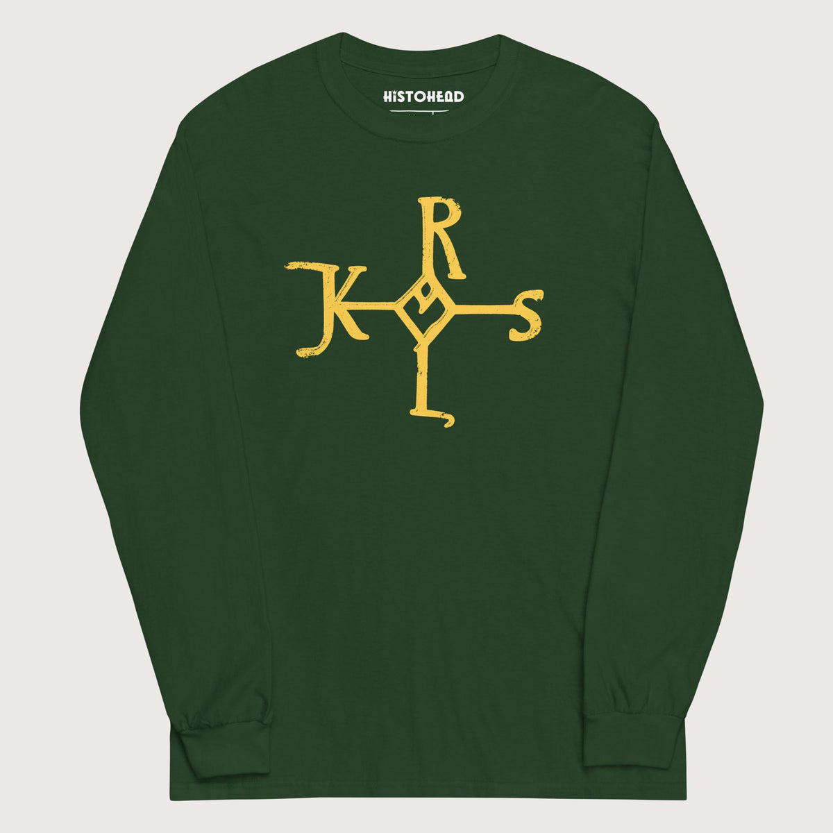 Forest Green Charlemagne Autograph - Long Sleeve - history buff gift by HistoHead
