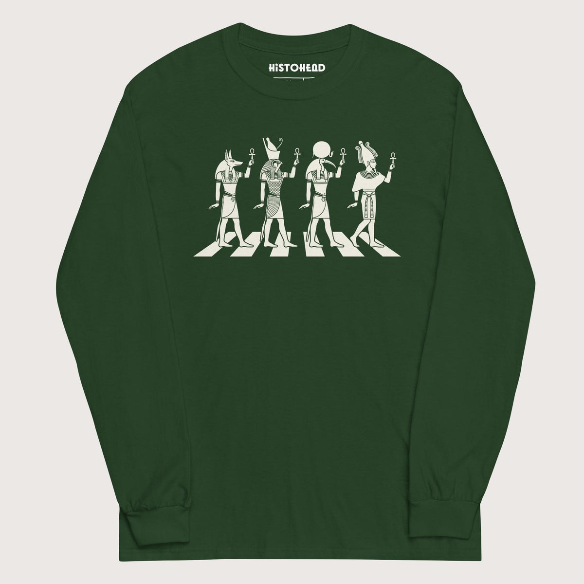 Forest Green Nile Road - Long Sleeve - history buff gift by HistoHead
