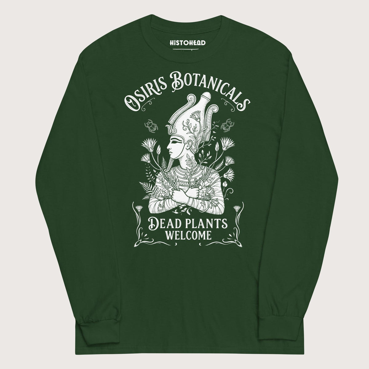 Forest Green Osiris Botanicals - Long Sleeve - history buff gift by HistoHead