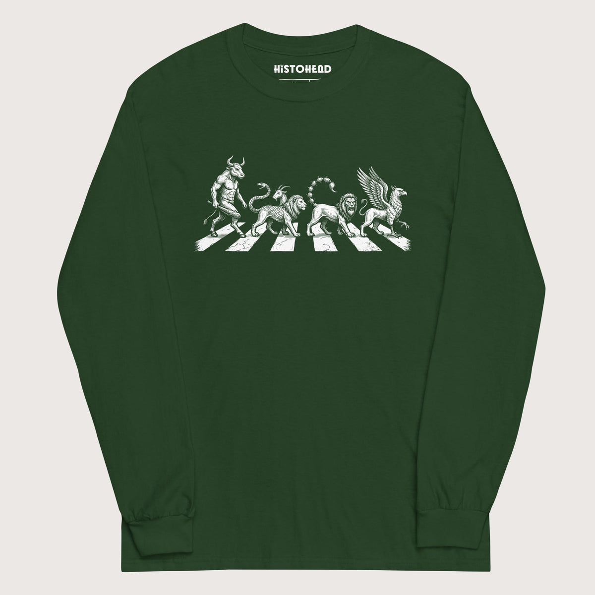Forest Green Beast Road - Long Sleeve - history buff gift by HistoHead