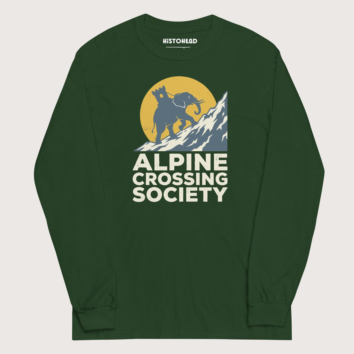 Forest Green Alpine Crossing Society - Long Sleeve - history buff gift by HistoHead