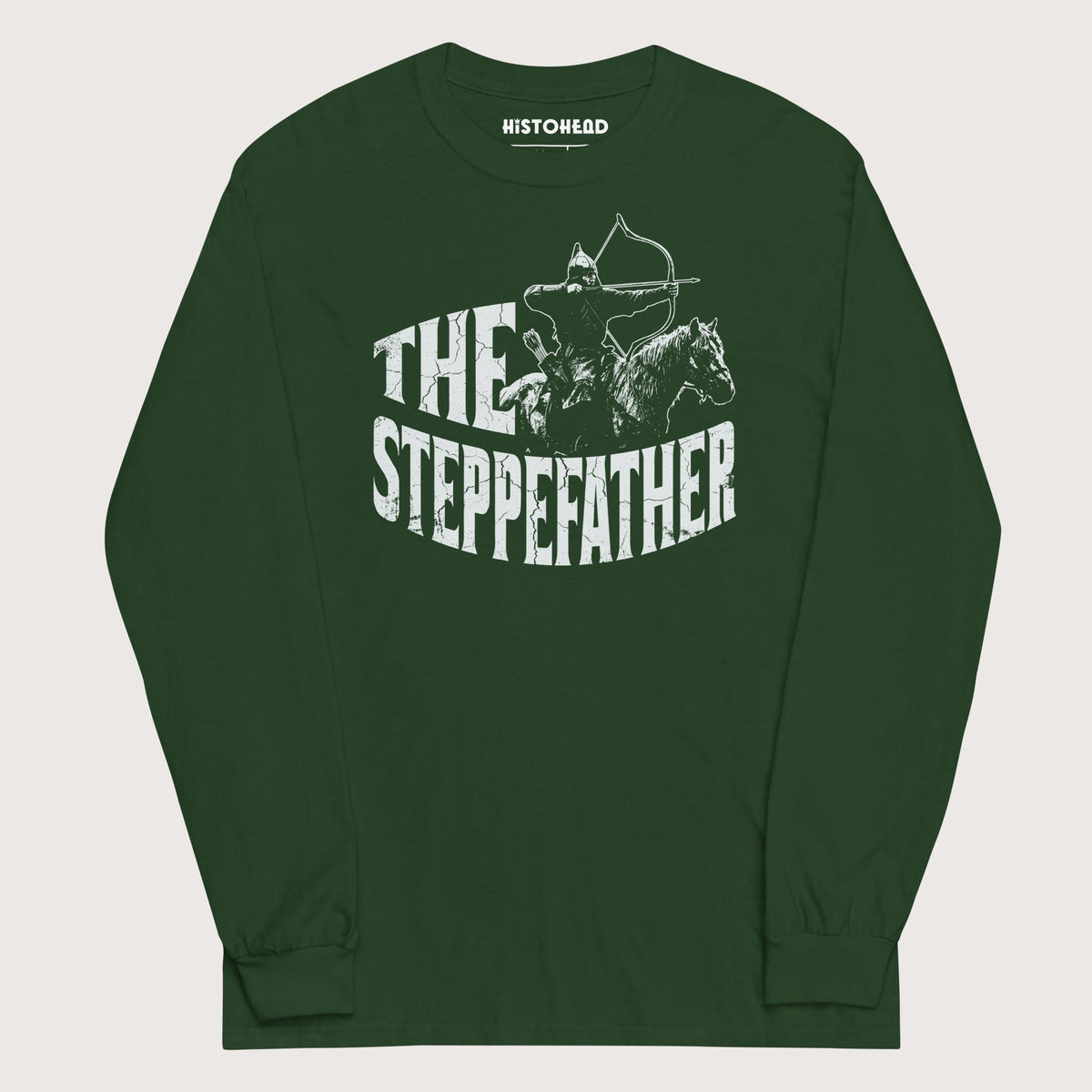 Forest Green The Steppefather - Long Sleeve - history buff gift by HistoHead