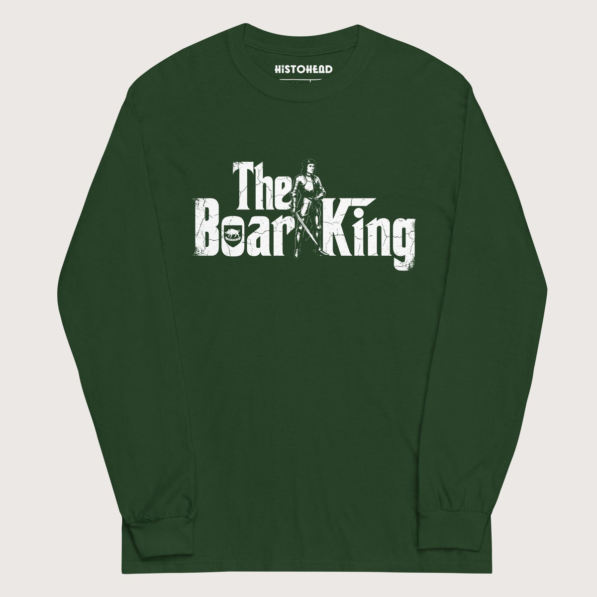 Forest Green Richard III The Boar King - Long Sleeve - history buff gift by HistoHead