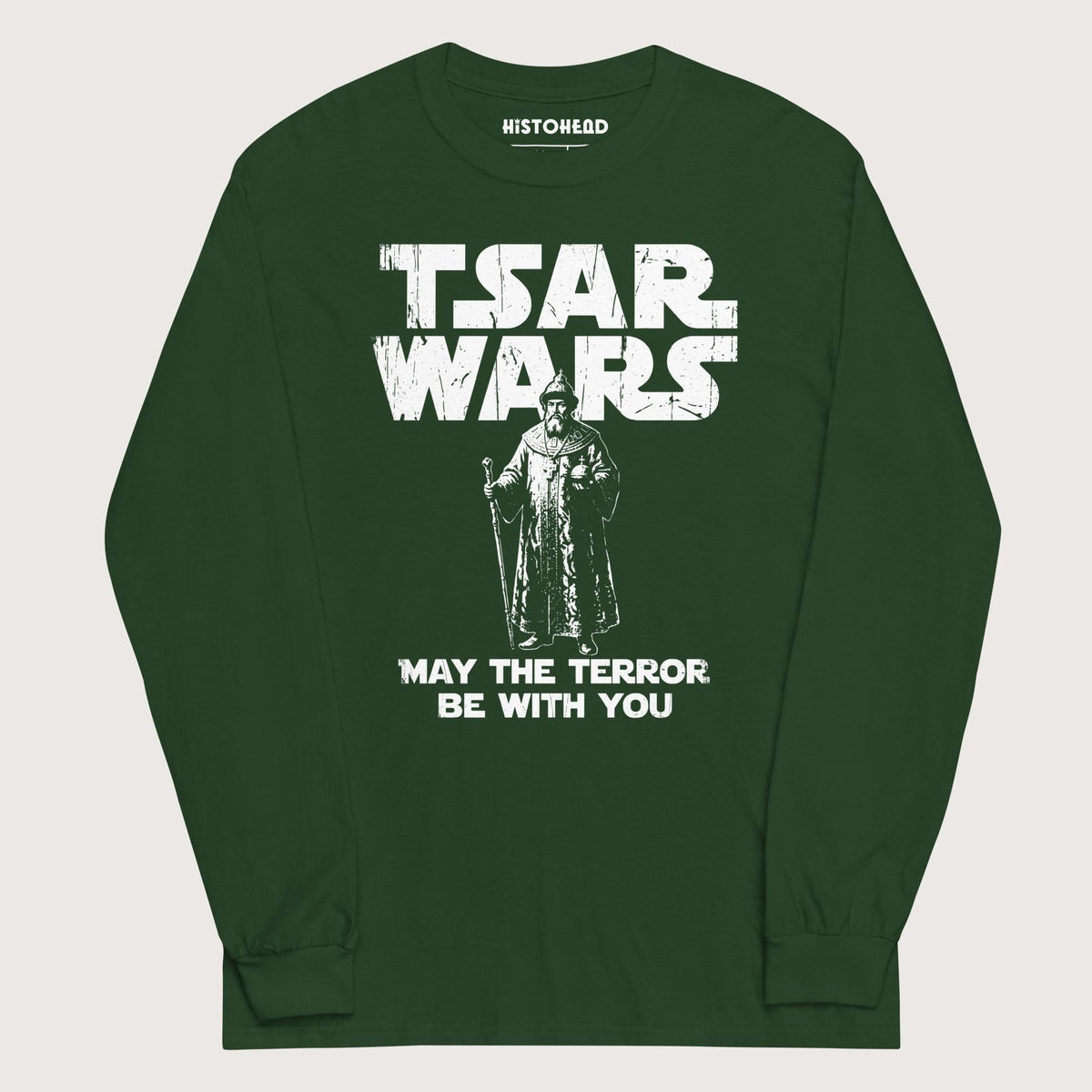 Forest Green Ivan the Terrible Tsar Wars - Long Sleeve - history buff gift by HistoHead