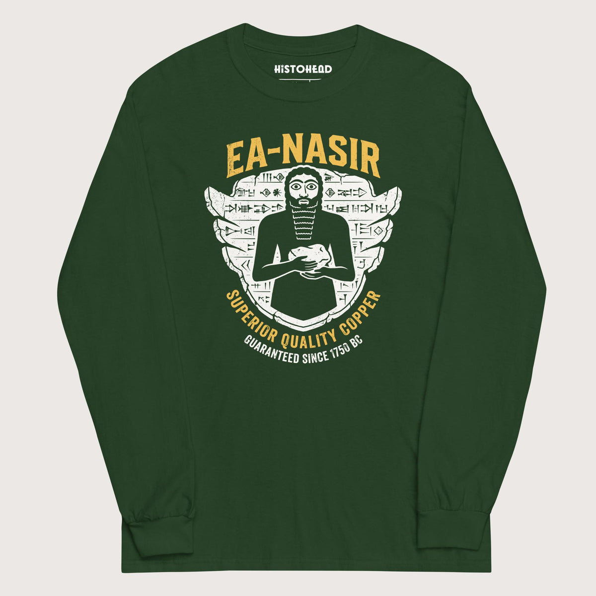 Forest Green Ea-Nasir Superior Copper Guaranteed - Long Sleeve - history buff gift by HistoHead