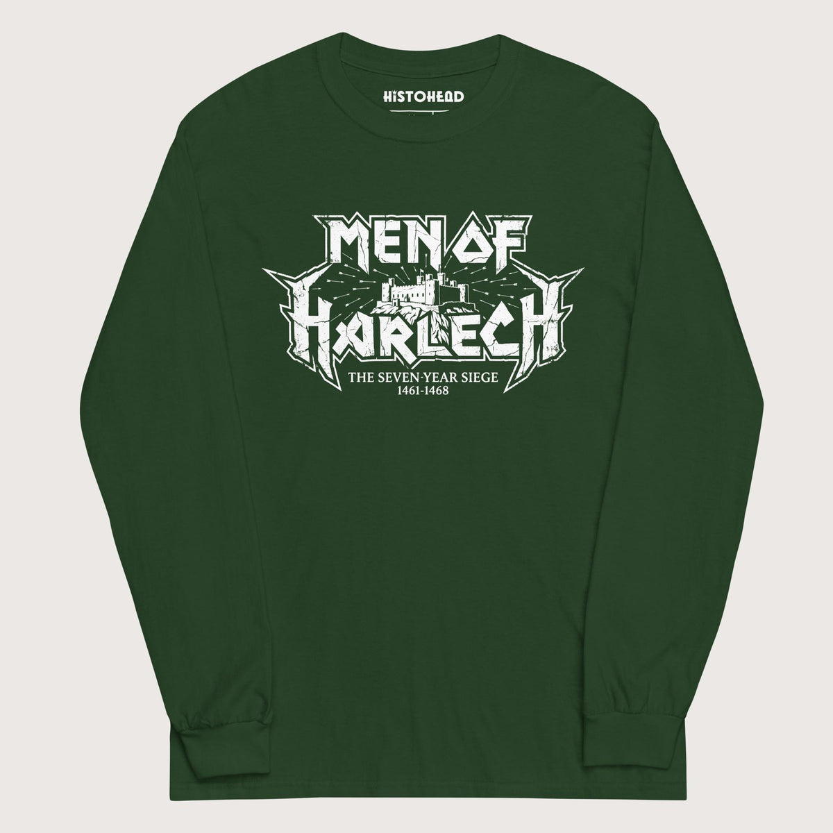 Forest Green Men of Harlech - Long Sleeve - history buff gift by HistoHead