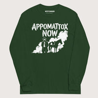 Forest Green Appomattox Now - Long Sleeve - history buff gift by HistoHead