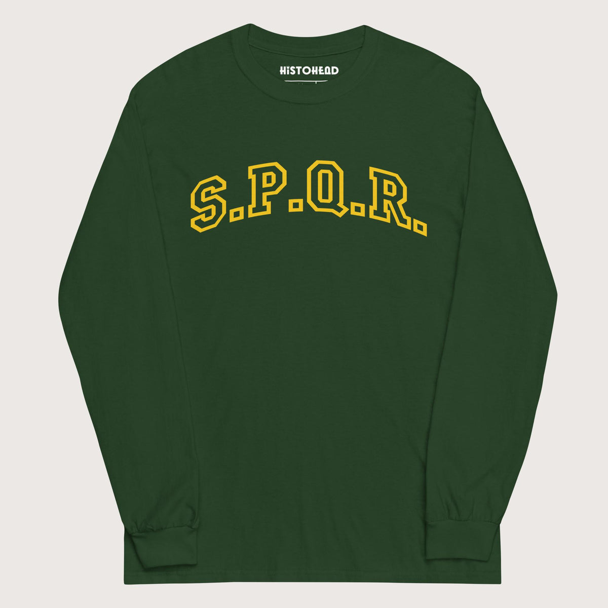 Forest Green SPQR - Long Sleeve - history buff gift by HistoHead