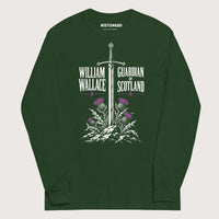 Forest Green William Wallace - Long Sleeve - history buff gift by HistoHead
