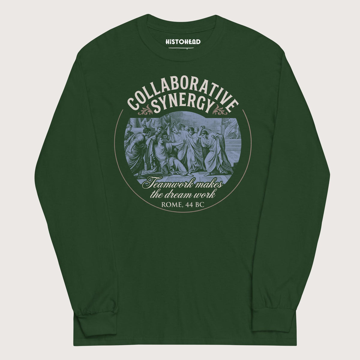Forest Green Collaborative Synergy - Long Sleeve - history buff gift by HistoHead