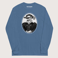 Indigo Blue God Save the Queen Catherine Parr - Long Sleeve - history buff gift by HistoHead