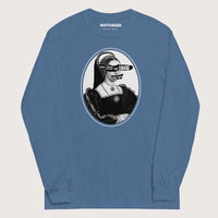 Indigo Blue God Save the Queen Catherine Howard - Long Sleeve - history buff gift by HistoHead