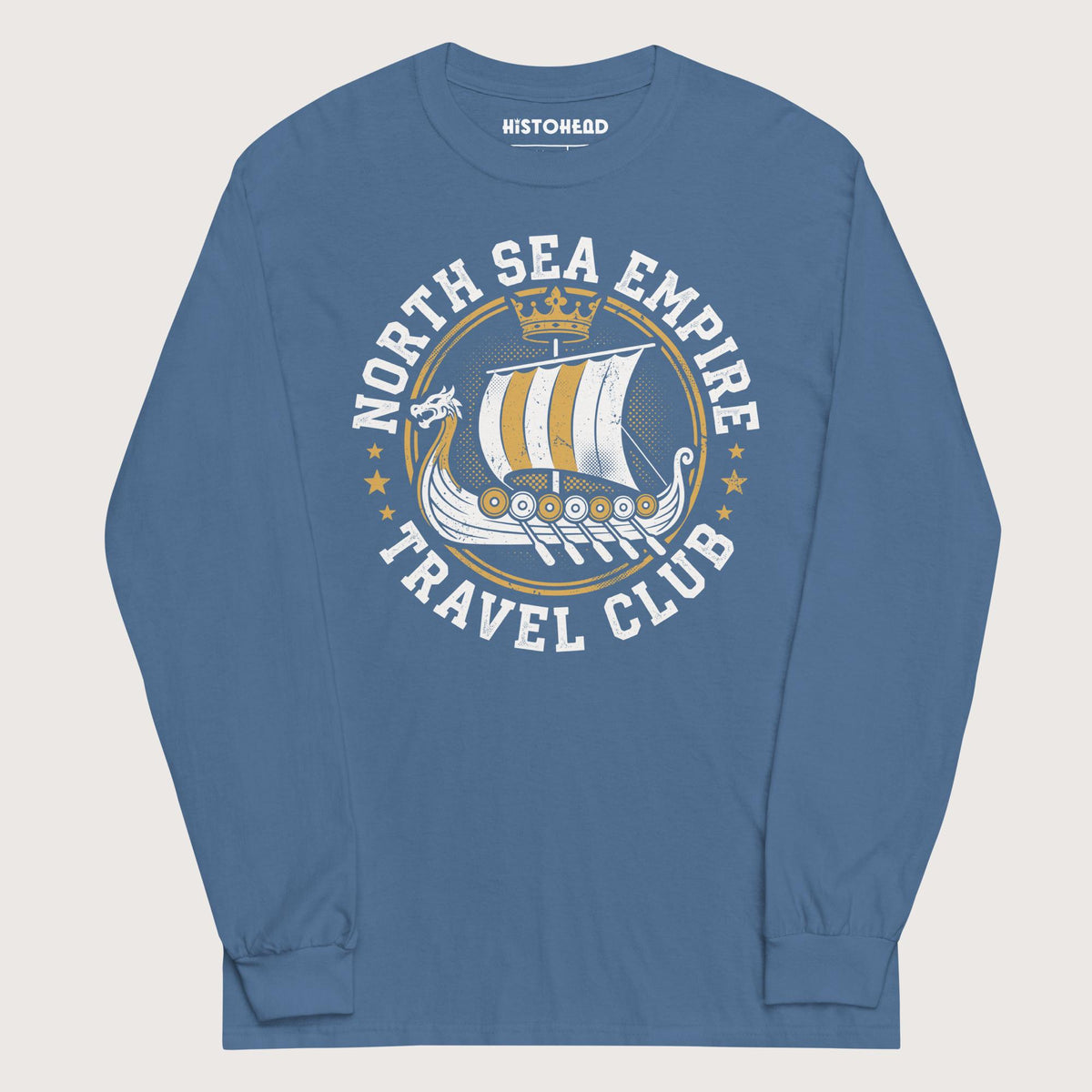 Indigo Blue North Sea Empire Travel Club - Long Sleeve - history buff gift by HistoHead