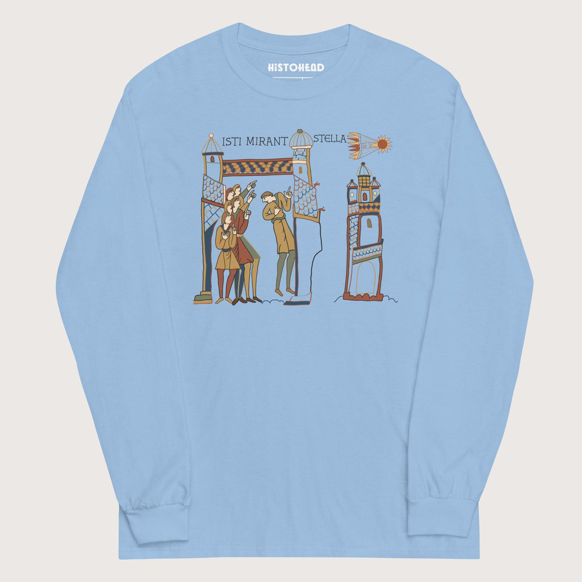 Light Blue Isti Mirant Stella - Long Sleeve - history buff gift by HistoHead