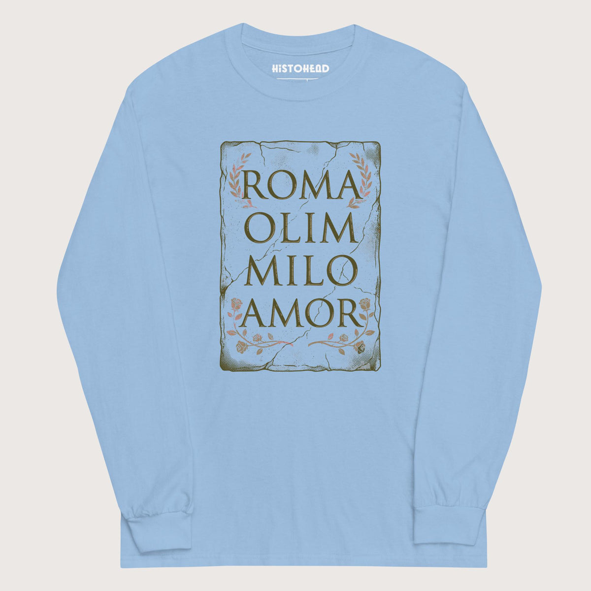 Light Blue Roma Amor - Long Sleeve - history buff gift by HistoHead
