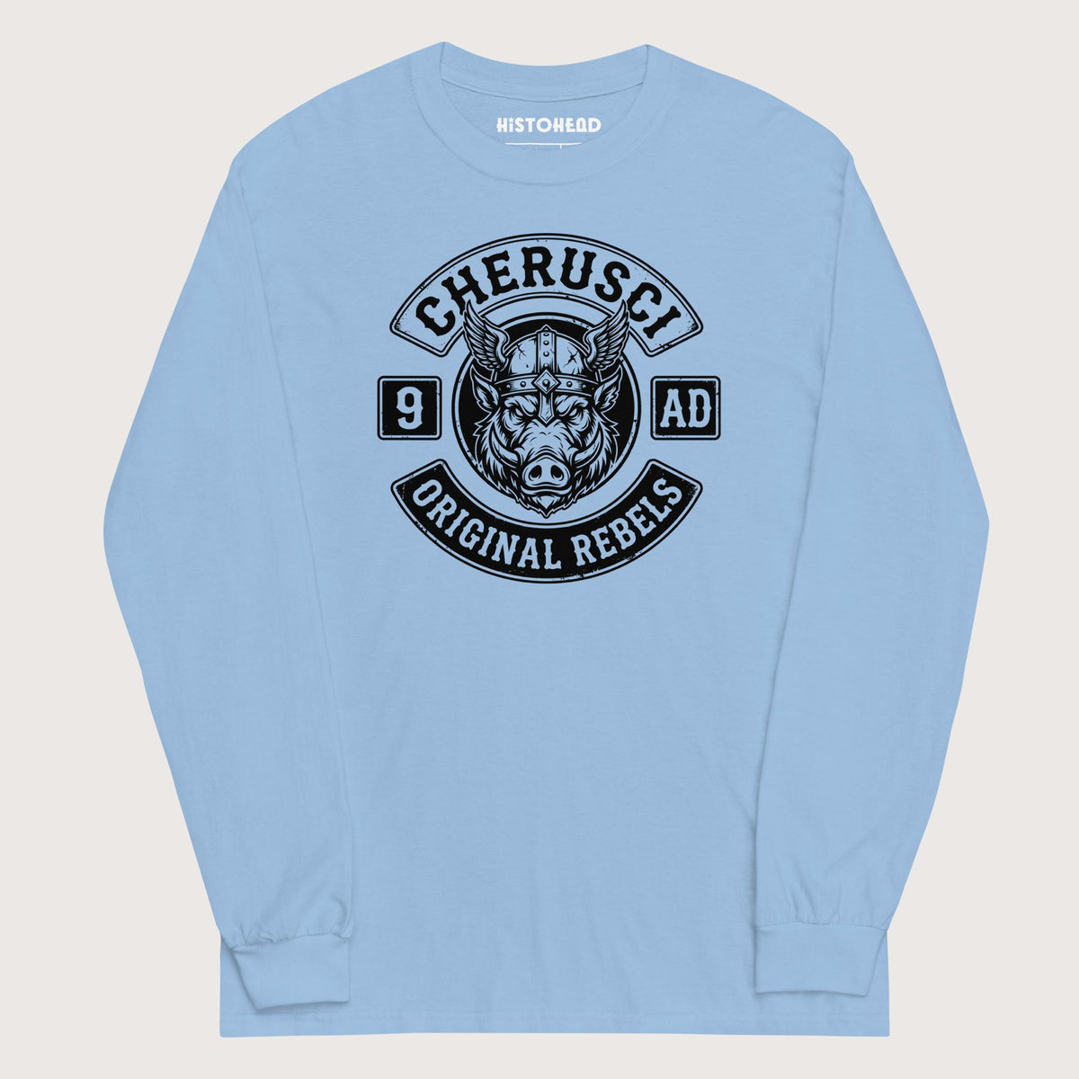 Light Blue Cherusci Original Rebels - Long Sleeve - history buff gift by HistoHead