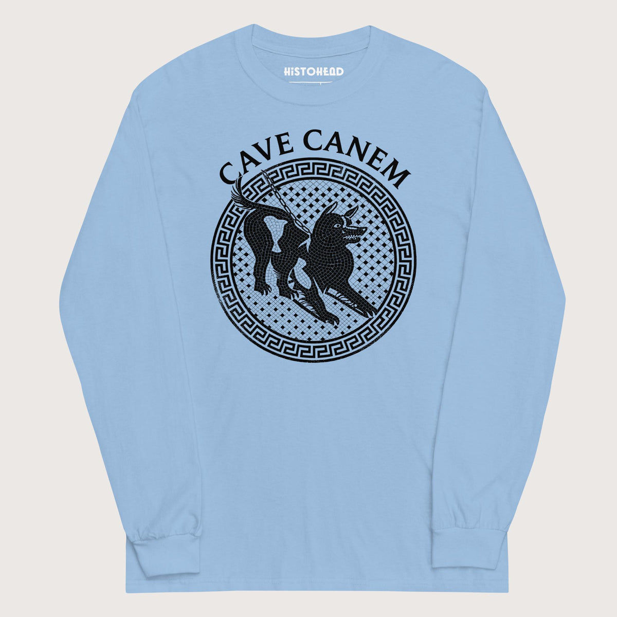 Light Blue Cave Canem - Long Sleeve - history buff gift by HistoHead