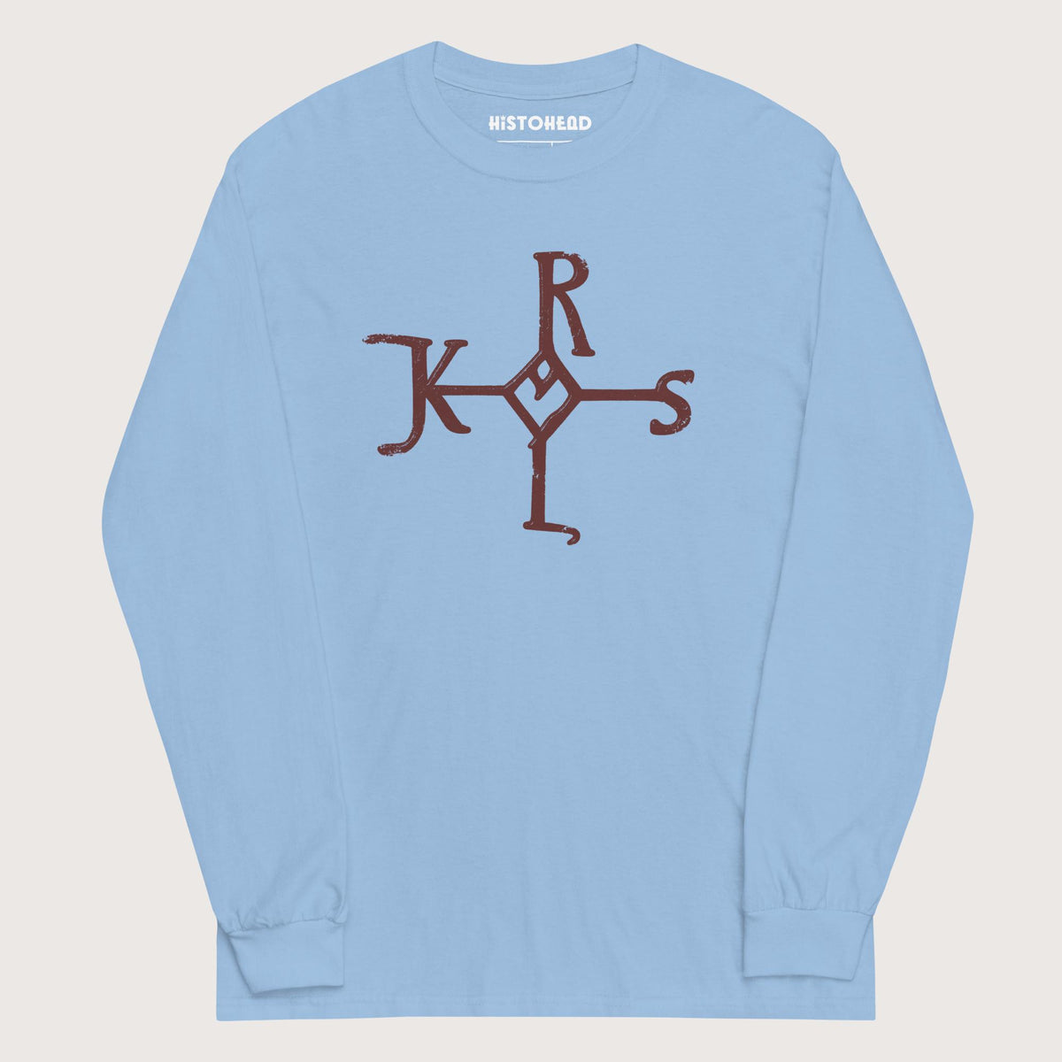 Light Blue Charlemagne Autograph - Long Sleeve - history buff gift by HistoHead