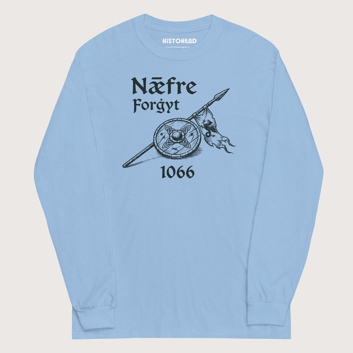 Light Blue Never Forget 1066 - Long Sleeve - history buff gift by HistoHead
