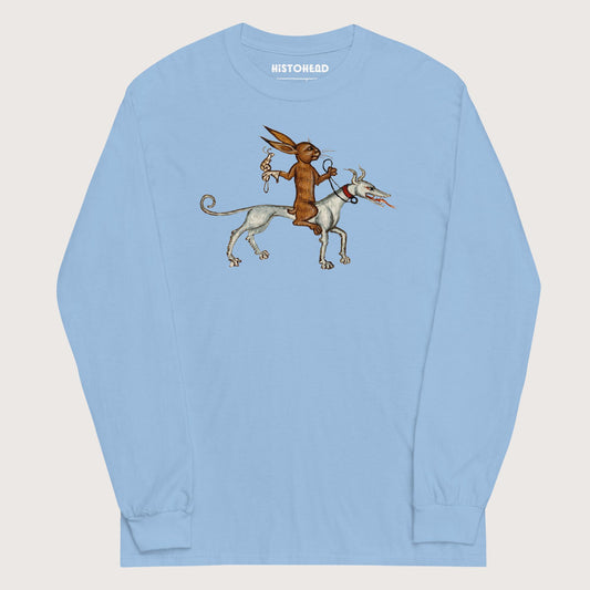 Light Blue On a Quest - Long Sleeve - history buff gift by HistoHead