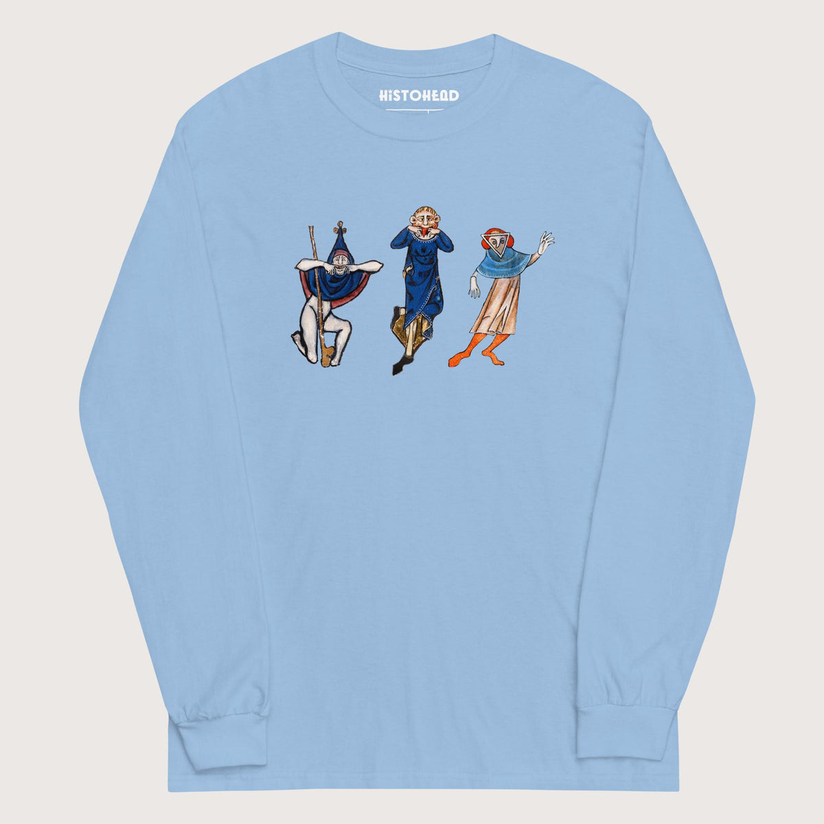 Light Blue Medieval Fun Time - Long Sleeve - history buff gift by HistoHead