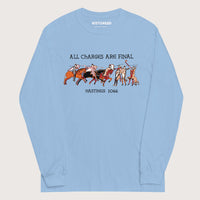 Light Blue Bayeux Tapestry All Charges Are Final - Long Sleeve - history buff gift by HistoHead