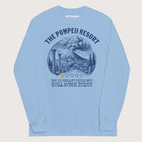 Light Blue The Pompeii Resort Review - Long Sleeve - history buff gift by HistoHead