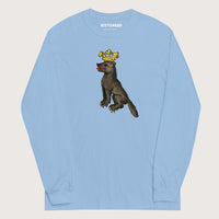 Light Blue Medieval Wolf King - Long Sleeve - history buff gift by HistoHead