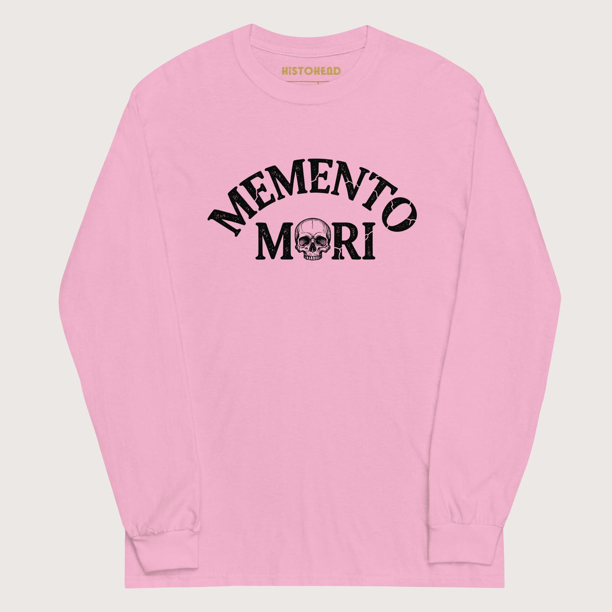 Light Pink Memento Mori - Long Sleeve - history buff gift by HistoHead