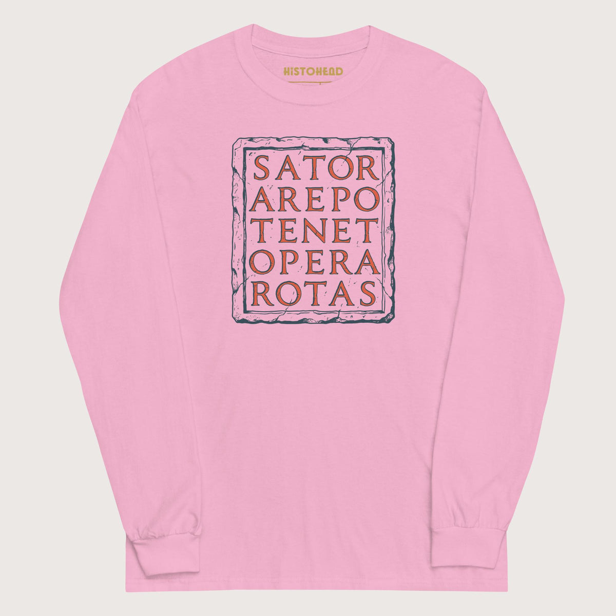Light Pink Sator Rotas - Long Sleeve - history buff gift by HistoHead