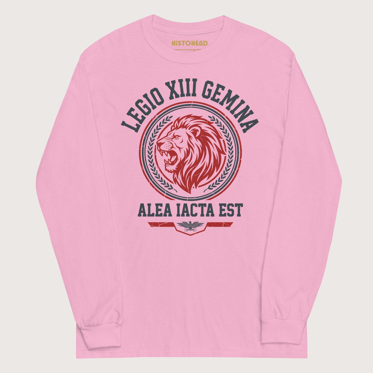Light Pink Legio XIII Gemina Alea Iacta Est - Long Sleeve - history buff gift by HistoHead