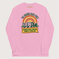 Light Pink Stonehenge Block Party - Long Sleeve - history buff gift by HistoHead