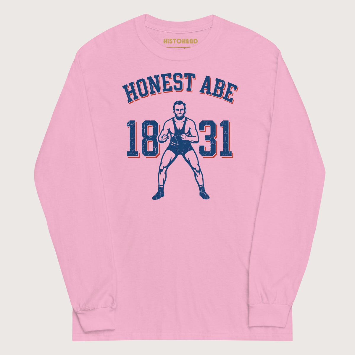 Light Pink Lincoln 1831 - Long Sleeve - history buff gift by HistoHead