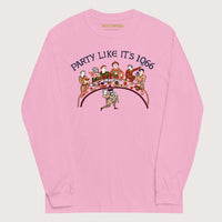 Light Pink Bayeux Tapestry Party Like It's 1066 - Long Sleeve - history buff gift by HistoHead