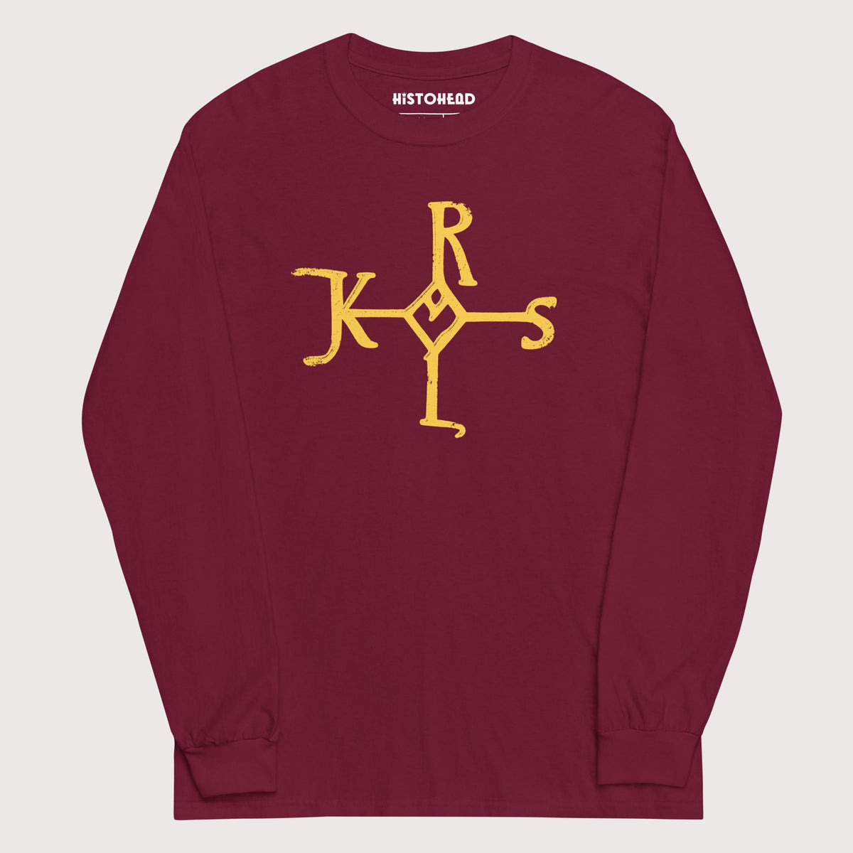 Maroon Charlemagne Autograph - Long Sleeve - history buff gift by HistoHead