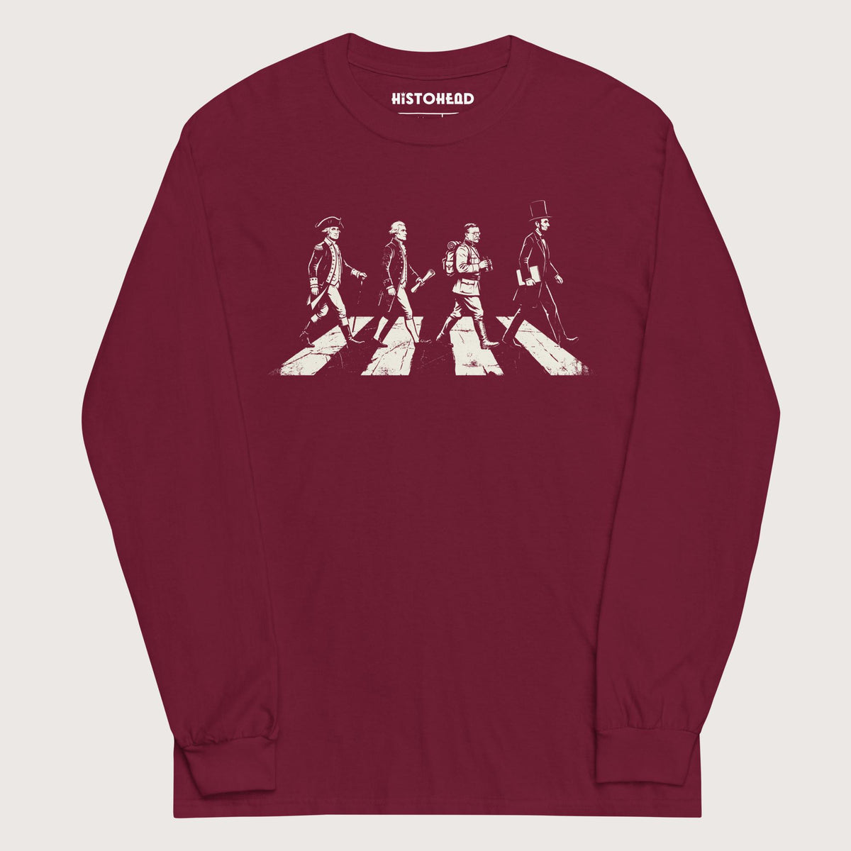 Maroon Rushmore Road - Long Sleeve - history buff gift by HistoHead